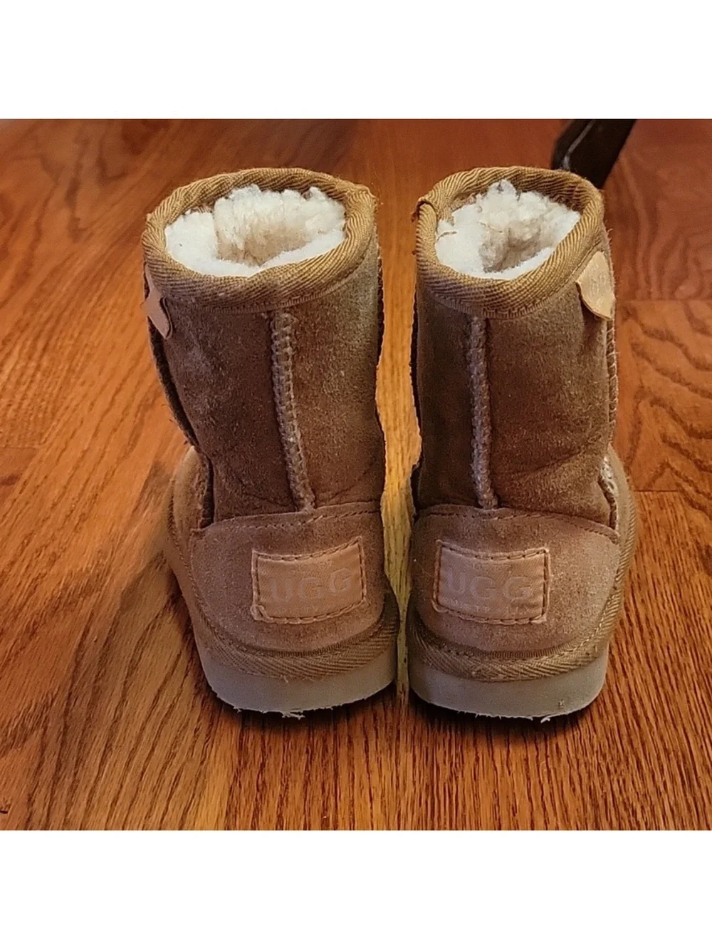 Children's Faux-Shearling Winter Boots in Tan